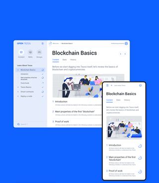 Page de chapitre de la plateforme Algoréa