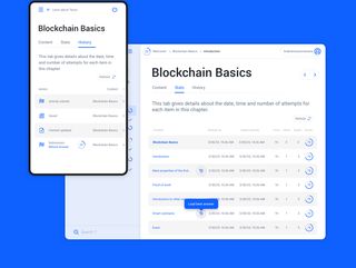 Page historique de la plateforme Algoréa