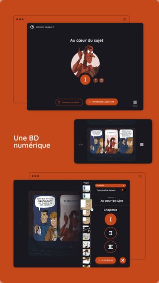 Visionneuse de BD numérique des Grandiloquents