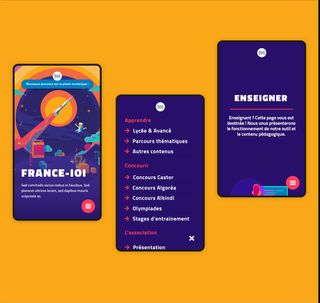 Version mobile du site France-ioi