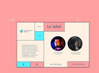 Page label du site des productions du pavé